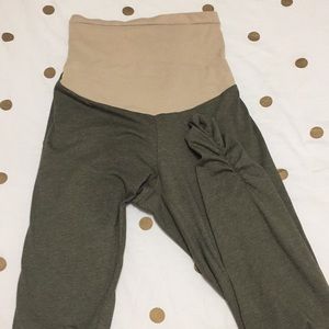 Olive Green Maternity Leggings